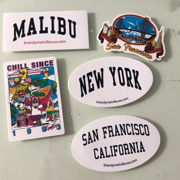 brandy melville sticker pack!!